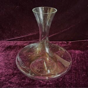Modernist Crystal Handblown Glass Captain's Wine Decanter Ultra Magnum